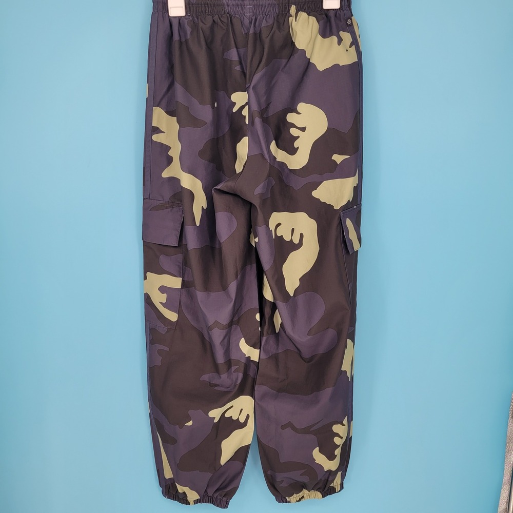 Adidas Camo Cargo Jogger Pants Mens Small blue Camouflage Ripstop Track Pants - Picture 5 of 10